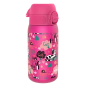 Bidony dla dzieci - Butelka ION8 BPA Free I8RF350PPCATS Cats - miniaturka - grafika 1