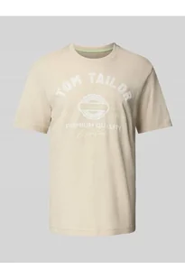 T-shirt o kroju regular fit z czystej bawełny - Tom Tailor - Koszulki męskie - miniaturka - grafika 1