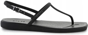 JAPONKI DAMSKIE CROCS MIAMI THONG FLIP KLAPKI CZARNE ROZMIAR 37.5 - Klapki i japonki damskie - miniaturka - grafika 1