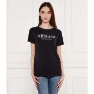 Koszulki i topy damskie - Armani Exchange T-shirt Regular Fit - miniaturka - grafika 1