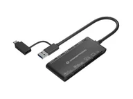 Czytniki kart pamięci - Conceptronic StreamVault BIAN03B czytnik kart USB 3.2 Gen 1 (3.1 Gen 1) Type-A Czarny - miniaturka - grafika 1
