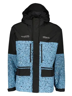 adidas Kurtka w kolorze czarno-błękitnym - Kurtki i kamizelki sportowe męskie - miniaturka - grafika 1