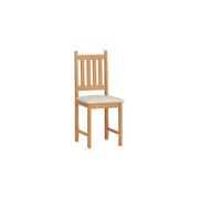 Krzesła - Krzesło B MebloCross Sonoma Ciemna, Eco Beż - miniaturka - grafika 1