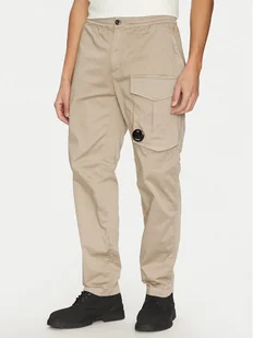 C.P. Company Spodnie materiałowe 18CMPA169A005694G Beżowy Relaxed Fit - Spodnie męskie - miniaturka - grafika 1