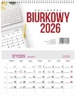 Kalendarze - Kalendarz 2026 Biurkowy Miesięczny 24x15cm - miniaturka - grafika 1