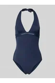 Stroje kąpielowe - Kostium kąpielowy z nadrukiem z logo - Tommy Hilfiger - miniaturka - grafika 1