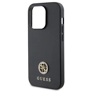 Guess GUHCP13LPS4DGPK iPhone 13 Pro 6.1" czarny/black hardcase Strass Metal Logo - Etui i futerały do telefonów - miniaturka - grafika 6