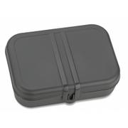 Lunch boxy - Koziol Lunchbox Pascal Organic L szary z przegródką 7152701 - miniaturka - grafika 1