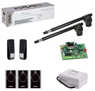 Faac Napęd Do Bram Skrzydłowych - Zestaw Startowy Alfa Short FA51700424 8055195062311 - Akcesoria do bram Faac Napęd Do Bram Skrzydłowych - Zestaw Startowy Alfa Short FA51700424 8055195062311 - Akcesoria do bram - miniaturka - grafika 1