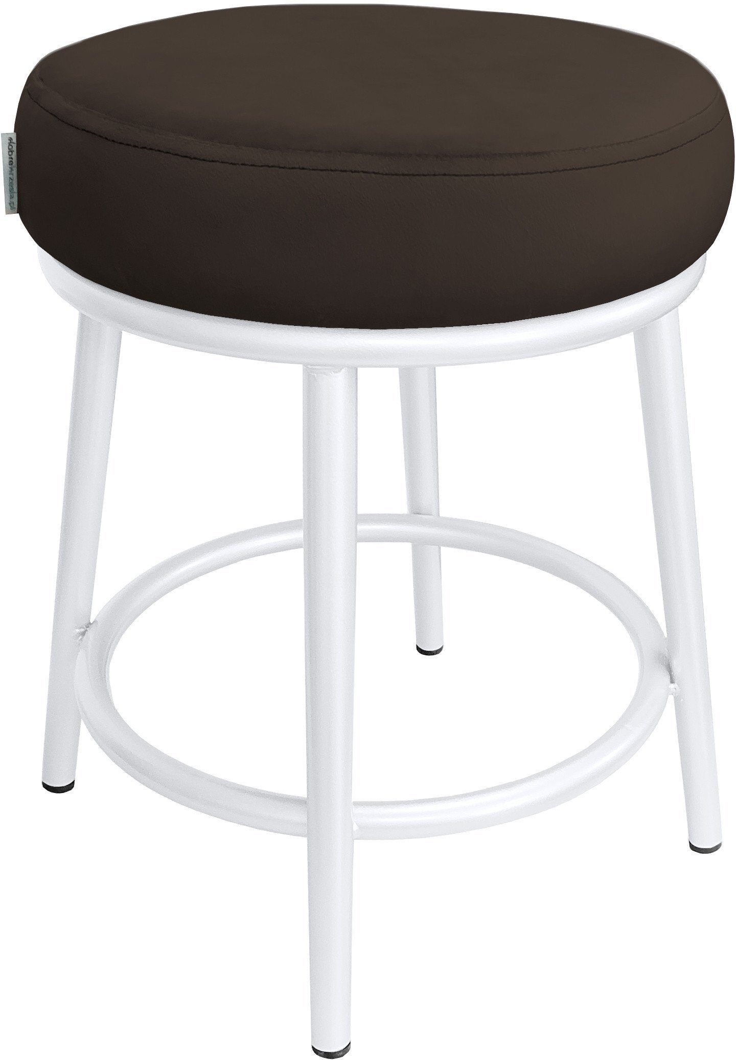 Taboret Ben noga metalowa biała MG05