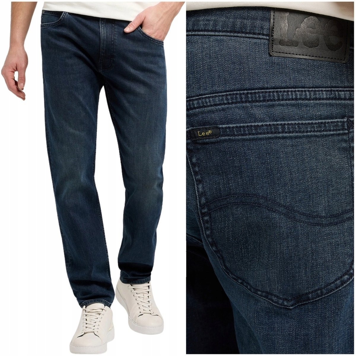 Lee Rider slim Artax dopasowane elastyczne spodnie jeansowe W30 L32