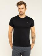 Koszulki męskie - Ralph Lauren Polo T-Shirt 710740727 Czarny Custom Slim Fit - miniaturka - grafika 1