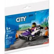 Klocki - LEGO Klocki City Wyścigowy gokart 30589 - miniaturka - grafika 1