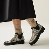 Kalosze damskie - Regatta Orla Kiely Kalosze damskie Mid Czarny, Rozmiar: 42 - miniaturka - grafika 1