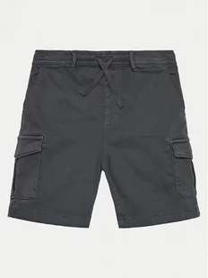 Pepe Jeans Szorty materiałowe Ted PB800790 Szary Regular Fit - Spodenki damskie - miniaturka - grafika 1