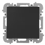 Wyłączniki światła i elektryczne - Włącznik pojedynczy Czarny VESTRA ELEKTRO-PLAST - miniaturka - grafika 1