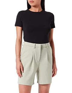 VERO MODA Damskie szorty Vmlucca Hr Jersey Long Noos Shorts, Desert Sage, S - Spodenki damskie - miniaturka - grafika 1