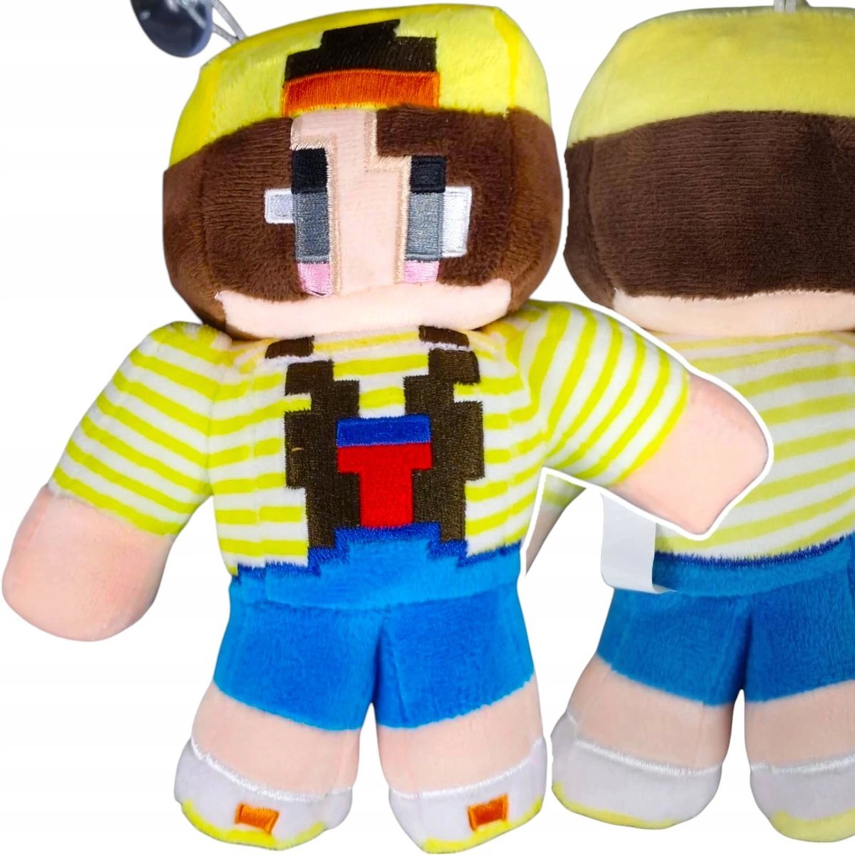 MASKOTKA MINECRAFT Z GRY ŻÓŁTY STEVE LUDZIK DUŻA PRZYTULANKA Z GRY PLUSZ