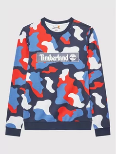 Bluzy dla chłopców - Timberland Bluza T25T14 D Kolorowy Regular Fit - grafika 1