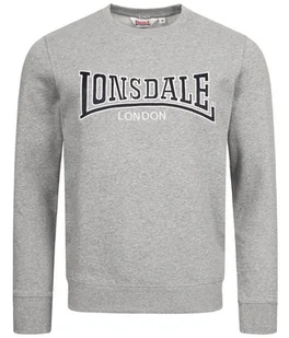 Bluza LONSDALE BERGER szara prosta-XL - Bluzy męskie - miniaturka - grafika 1