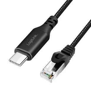 LogiLink USB 3.2 typ C - RJ45 1.5m - Kable USB - miniaturka - grafika 1