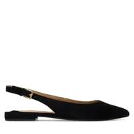 Sandały damskie - Sandały LAUREN RALPH LAUREN 802967746001 Czarny - miniaturka - grafika 1