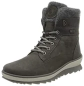 Śniegowce damskie - Remonte Damskie buty zimowe R8477, szary - Granit Smoke Granit Fumo 45-38 EU - miniaturka - grafika 1