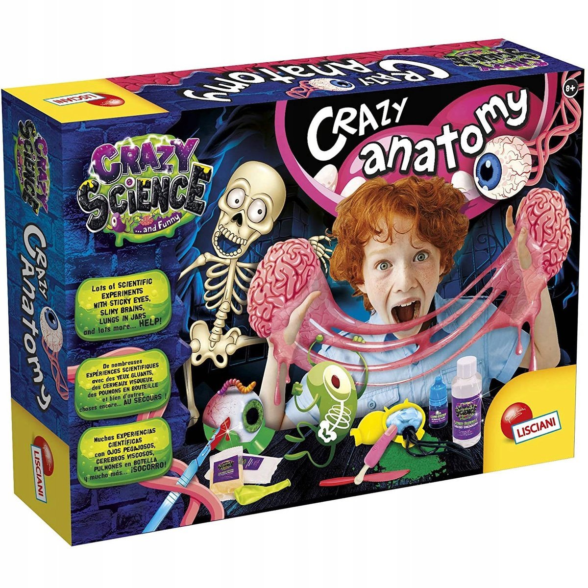 LISCIANI ZWARIOWANA ANATAOMIA BIOLOGIA LABORATORIUM ANATOMII 8+ ZABAWA
