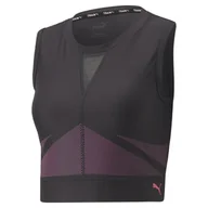 Koszulki i topy damskie - Tank top damski Puma EVERSCULPT FITTED czarny 52239551-L - miniaturka - grafika 1