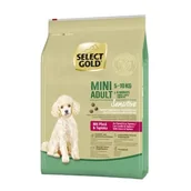 Sucha karma dla psów - SELECT GOLD Sensitive Mini Adult Konina i tapioka 4 kg - miniaturka - grafika 1