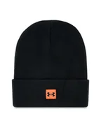 Czapki męskie - Under Armour Czapka Halftime Cuff 1373155-002 Czarny - miniaturka - grafika 1