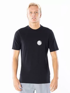 Koszulki dla chłopców - Rip Curl WETSUIT ICON black koszulka męska - M - grafika 1