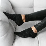 Skarpetki damskie - Skarpetki 066-008  Czarny (Rozmiar 38/40) - miniaturka - grafika 1