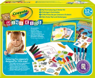 Crayola MINI KIDS MÓJ PIERWSZY ZESTAW ARTYSTYCZNY - 10570 - Zabawki kreatywne - miniaturka - grafika 8