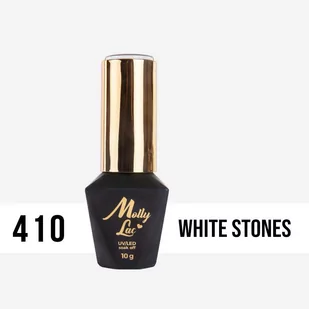 Molly Lac Lakier hybrydowy MollyLac Limited Edition White Stones 10 g Nr 410 - Lakiery hybrydowe - miniaturka - grafika 1