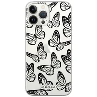 Etui i futerały do telefonów - Etui do Apple IPHONE 11 PRO MAX Motyle 002 Babaco Nadruk częściowy Czarny - miniaturka - grafika 1