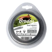 Akcesoria do kos i kosiarek - blister Żyłka RIPPER DUAL, kwadrat, 2,4 mm x 15 m - miniaturka - grafika 1
