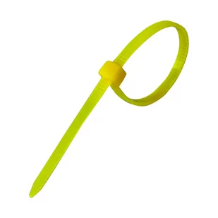 Opaski zaciskowe Tretytka UV 2,5 x 100 mm, żółty - Inne mocowania - miniaturka - grafika 2