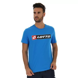 Koszulka z krótkim rękawem męska LOTTO TEE LOGO - Koszulki sportowe męskie - miniaturka - grafika 1