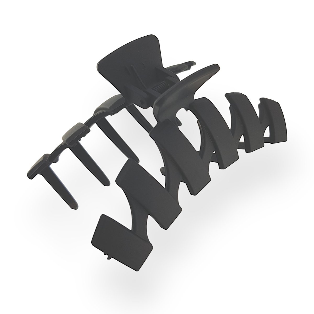 Klamra do włosów Czarna matowa spinka Szczęka