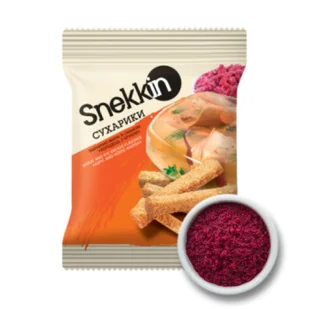 Grzanki o smaku galaretki z chrzanem "Snekin" 70g - Zdrowa żywność - miniaturka - grafika 1