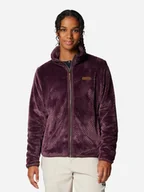 Bluzy damskie - Bluza damska rozpinana streetwear Columbia Fire Side II Sherpa FZ 1819791606 S Bordowa (195981016895) - miniaturka - grafika 1