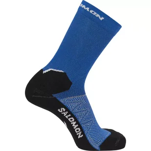 SALOMON Speedcross Crew nautical blue/deep black EU 42-44 - Skarpetki sportowe męskie - miniaturka - grafika 1