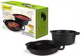 Maestro Garnek z patelnią 6,4l MR-4132 - Patelnie - miniaturka - grafika 2