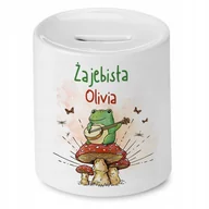 Skarbonki - Skarbonka Dla Olivii Idealny Imieniny Prezent z Nadrukiem ze Zdjęciem - miniaturka - grafika 1