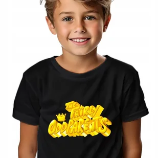 Koszulka Dziecięca Czarna THE FAIRLY ODDPARENTS Rozmiar -140 cm Mix Wzorów - Koszulki męskie Koszulka Dziecięca Czarna THE FAIRLY ODDPARENTS Rozmiar -140 cm Mix Wzorów - Koszulki męskie - miniaturka - grafika 1