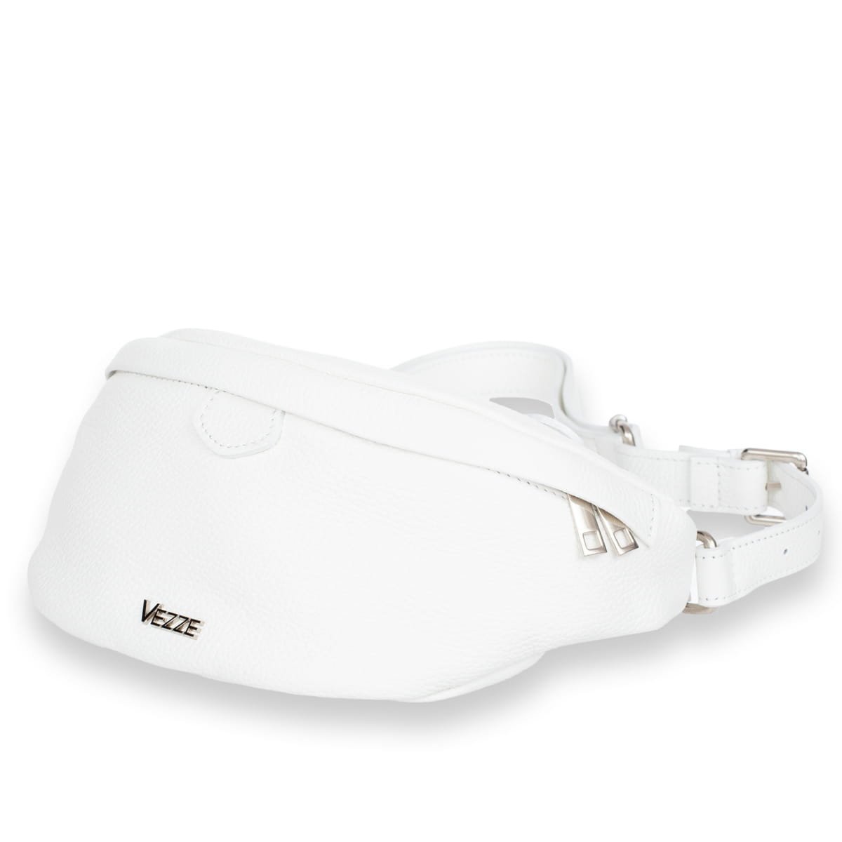 Saszetka Skórzana Vezze Pancia Biała