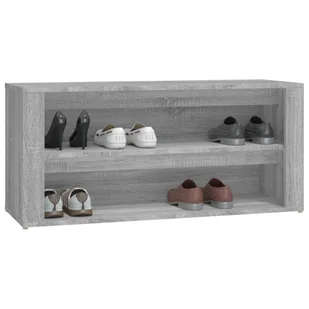 Lumarko Szafka na buty, szary dąb sonoma, 100x35x45 cm - Szafki na buty - miniaturka - grafika 5