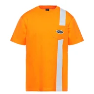Koszulki męskie - Koszulka męska Huff Safety S/s pocket t-shirt pomarańczowy-M - miniaturka - grafika 1