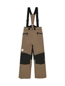 Spodnie narciarskie - Color Kids Spodnie narciarskie w kolorze brązowym - miniaturka - grafika 1